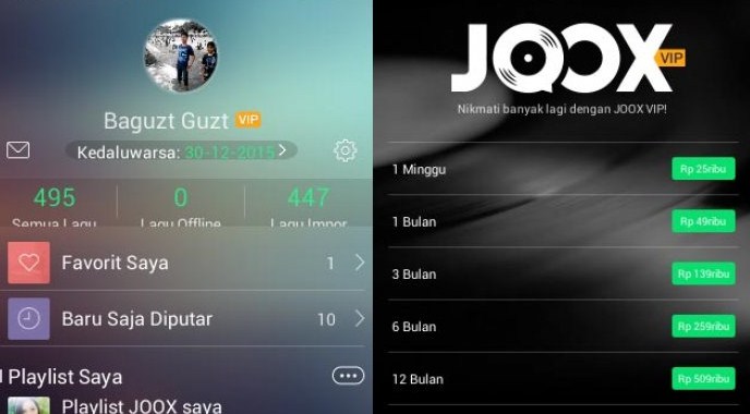 Aplikasi JOOX Music