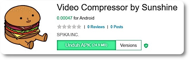 Aplikasi Video Compressor by Sunshine